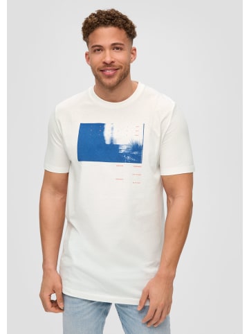 s.Oliver T-Shirt kurzarm in Weiß