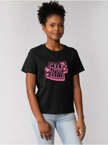wat? Apparel T-Shirt Self love Club in Schwarz