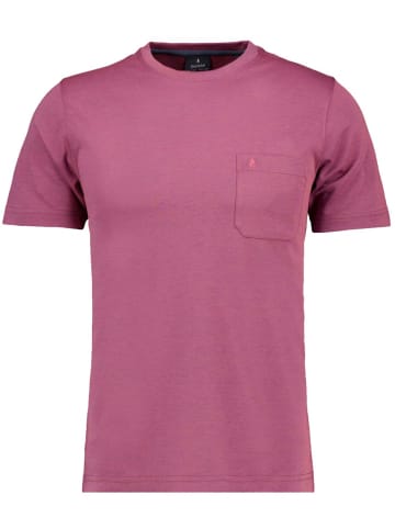 Ragman Softknit T-Shirt Rundhals in Rot