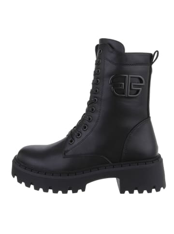 Ital-Design Stiefelette in Schwarz