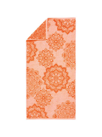 Erwin Müller Frottier, Jacquard Duschtuch 2er-Pack Bühl in orange