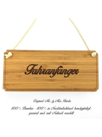 Mr. & Mrs. Panda Türschild Fahranfänger mit Spruch in Keine Angabe