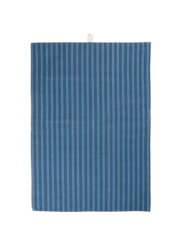 IB Laursen Geschirrtuch Kaja Gestreift in blau