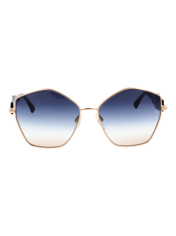 Ana Hickmann Sonnenbrille Geometrisch Gold