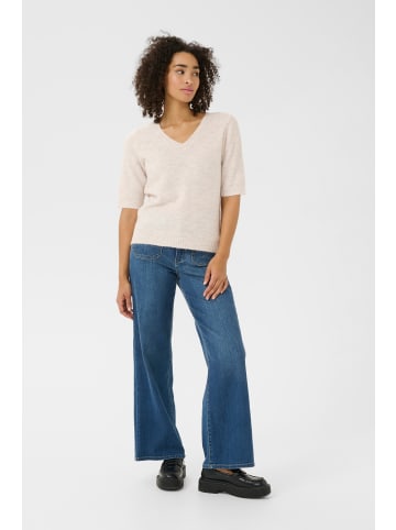 Kaffe Strickpullover KAiris Regular fit in Oatmeal Melange