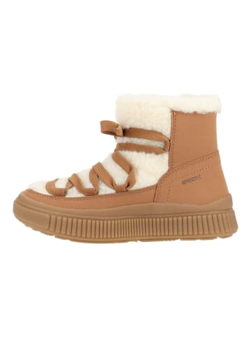 Geox Stiefel LAQUINNY Braun/Weiß