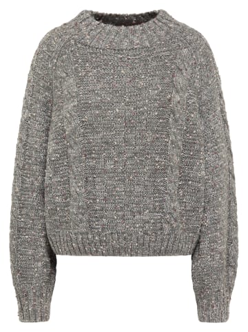 myMo ROCKS Strickpullover in Grau