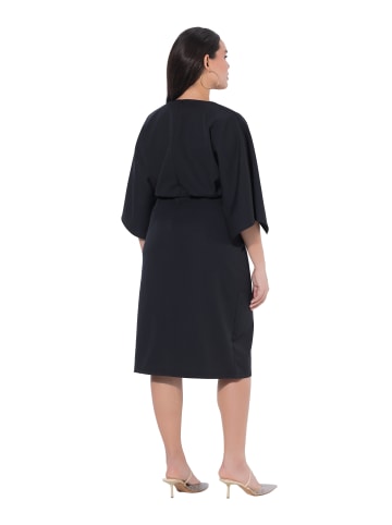 Ulla Popken Midikleid in schwarz