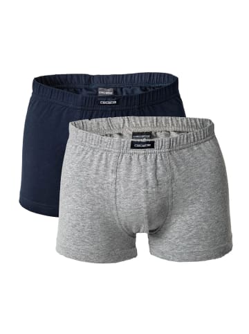 CECEBA Boxershort 2er Pack in Grau