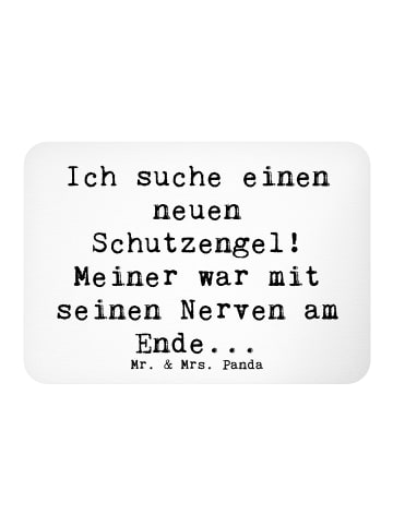 Mr. & Mrs. Panda whiteboardmagnet Spruch Neuer Schutz mit Spruch in Weiß