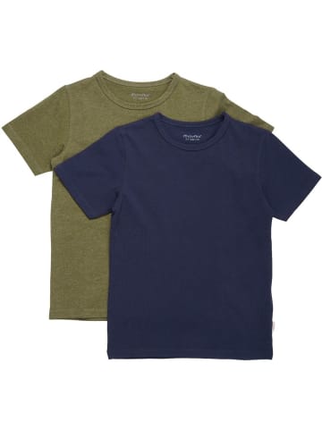 Minymo Shirt "Basic 32-T-shirt SS (2-pack)" in Grün