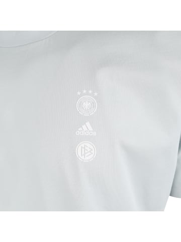 adidas Performance Trainingsshirt DFB EM 2021 in hellgrau / weiß