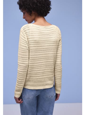 Street One Strukturpullover in Soft Beige