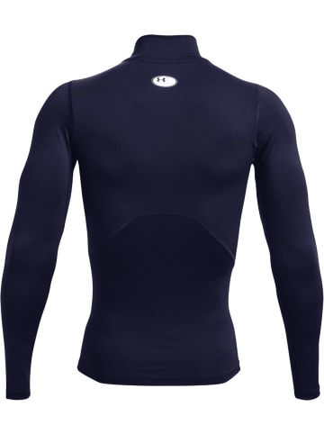 Under Armour T-Shirt "Ua Hg Armour Comp Mock Ls" in Blau
