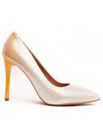 Montevita Pumps High Heel Shoe Queen2 in Gelb