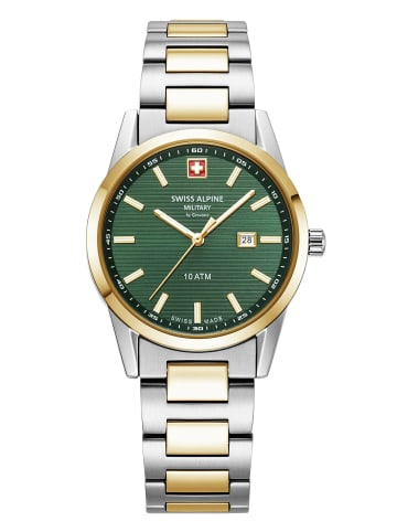 Swiss Alpine Military by Grovana Analoguhr für Damen in grün