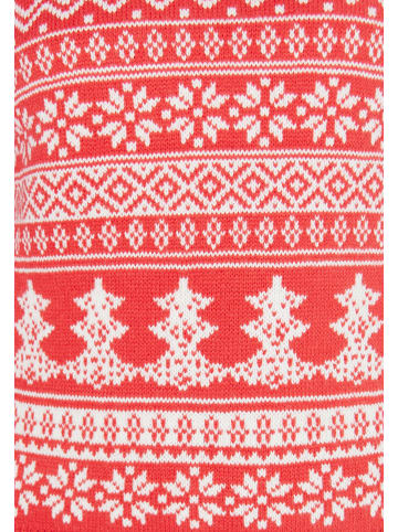 myMo X-Mas-Pullover in Rot Weiss