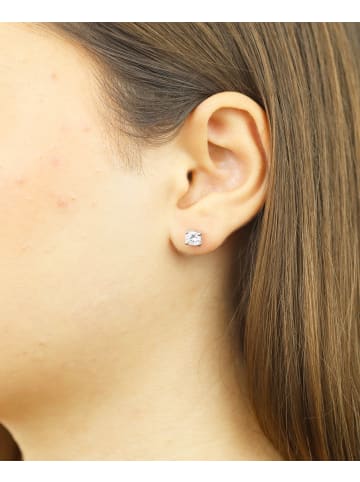 Vanlere Ohrringe aus 375 Weißgold mit Zirkonia