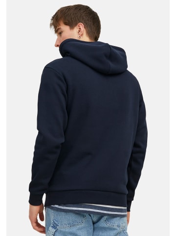 Jack & Jones Sweatshirt / Hoodie Bradley in Hellgrau / dunkelblau