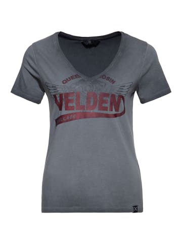 Queen Kerosin Queen Kerosin T-Shirt Velden Village in grau