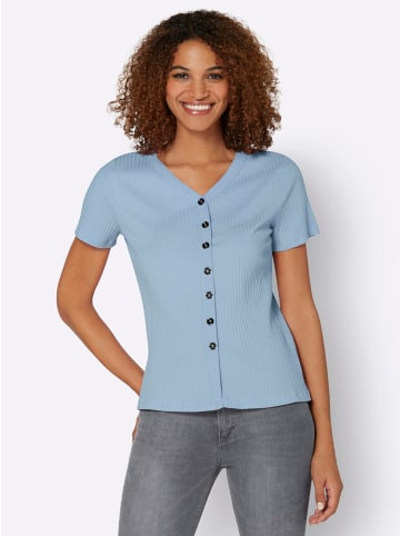 WITT WEIDEN Kurzarmshirt in hellblau