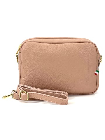 Florence Florence Umhängetasche Leder rosa ca. 22cm