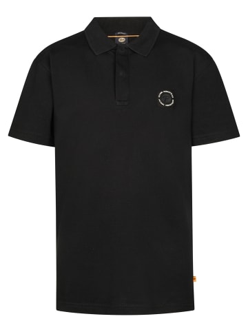 Petrol Industries Piqué-Poloshirt Cataviña in Schwarz