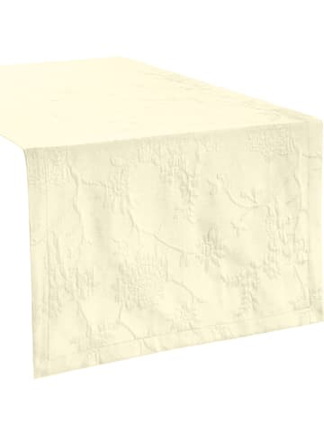 Erwin Müller Jacquard, Baumwollmischung Tischläufer Arnsberg in natur