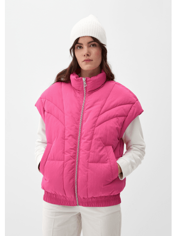 s.Oliver Outdoor-Weste ärmellos in Pink