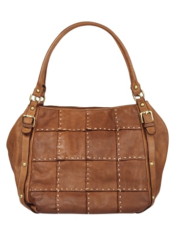 Samantha Look Shopper echt Leder in cognac