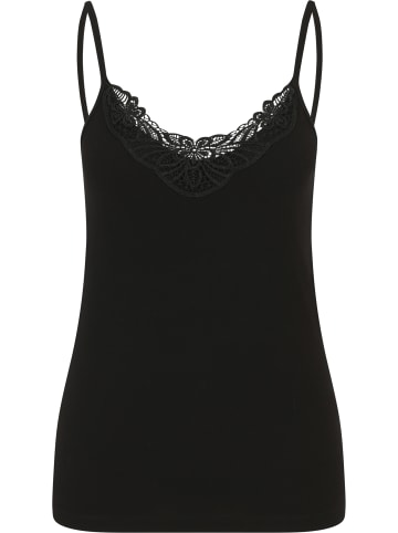 Cloud5ive Cloud5ive Cloud5ive Damen Top 2er Set V-Neck Spitzentop unicolor schwarz in black