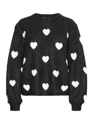 b. young BXMINYA HEART JUMPER - KNIT Relaxed fit in Off White Mix