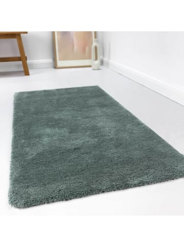 ESPRIT Hochflorteppich #relaxx in grau grün