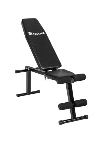 tectake Trainingsbank  rutschfest, 125 x 34 x 129 cm, schwarz