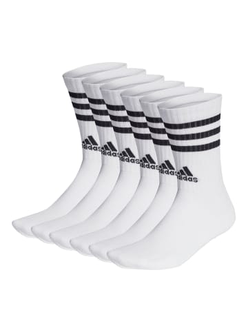 adidas Socken 6er Pack in Weiß