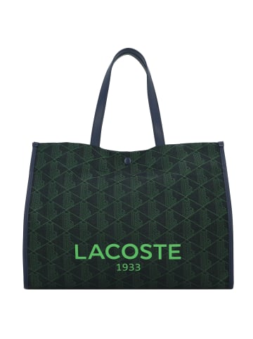 Lacoste Heritage Jacquard Shopper Tasche 23 cm in mono marine 166 vert 132