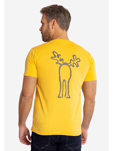 elkline T-Shirt Rudolf in golden sunset - darkstone