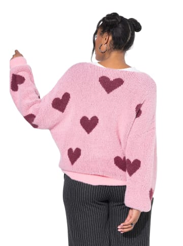 Studio Untold Strickjacke in rosa