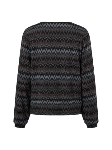 More & More Langarmshirt in schwarz blau