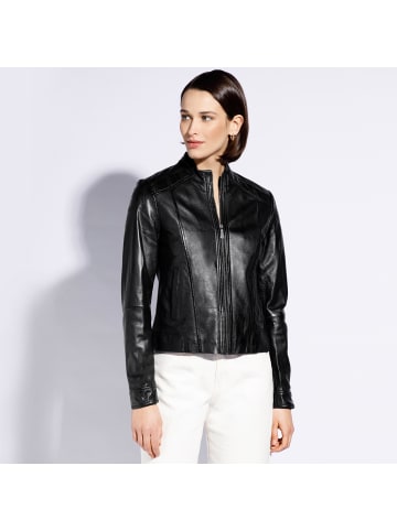 Wittchen Stylish leather jacket, woman in Black