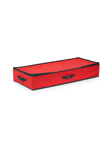 relaxdays Geschenkpapier Aufbewahrungsbox in Rot/ Schwarz - (H)14,5 x (B)81 x (T)35 cm