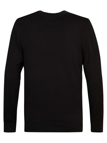 Petrol Industries Feinstrickpullover Steamboat in Schwarz