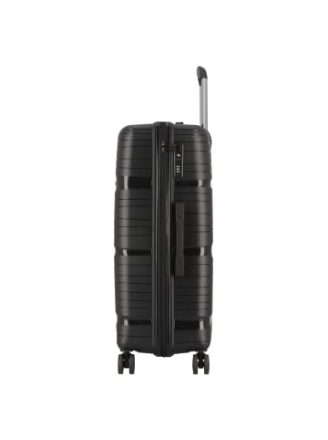 D&N Travel Line 4300 4 Rollen Trolley L 78 cm in schwarz