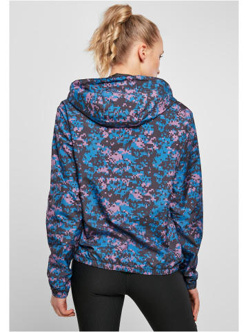 Urban Classics Windbreaker in digital duskviolet camo