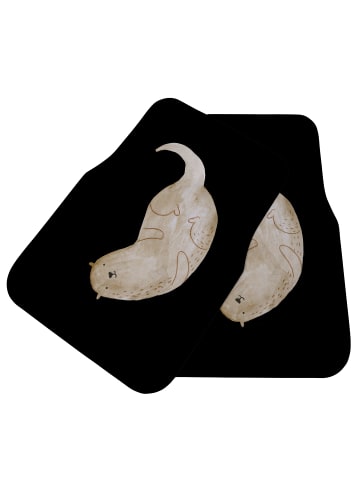 Mr. & Mrs. Panda Automatte Otter Kopfüber ohne Spruch in Schwarz