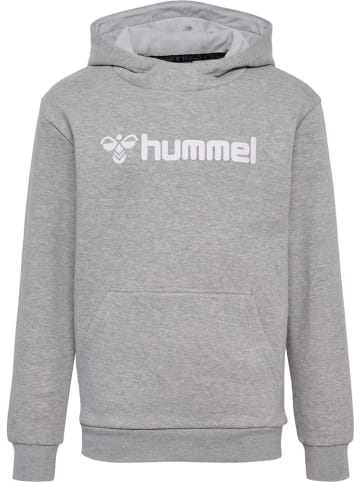 Hummel Kinder Sweatshirt "Hmlmover Cotton Hoodie Kids" in Grau