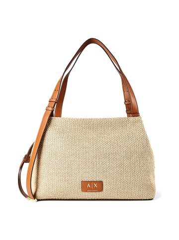 Armani Exchange Alice Schultertasche 38 cm in natural