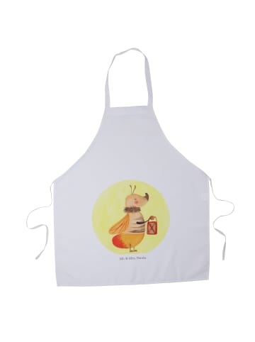 Mr. & Mrs. Panda Servierschürze Glühwürmchen ohne Spruch in Weiß