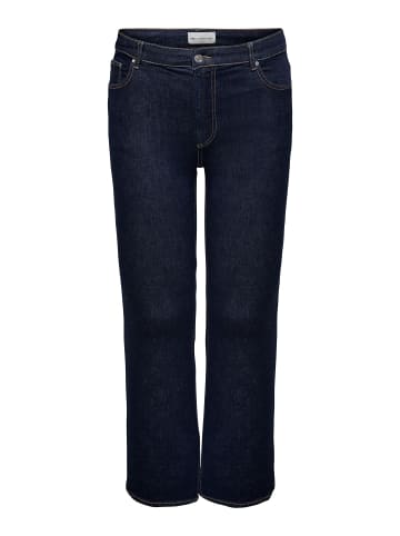 ONLY Carmakoma Jeans mit weitem Bein in Dark Blue Denim