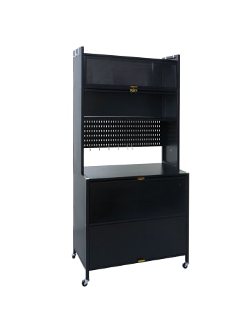 MCW Küchenschrank O53 rollbar, Schwarz